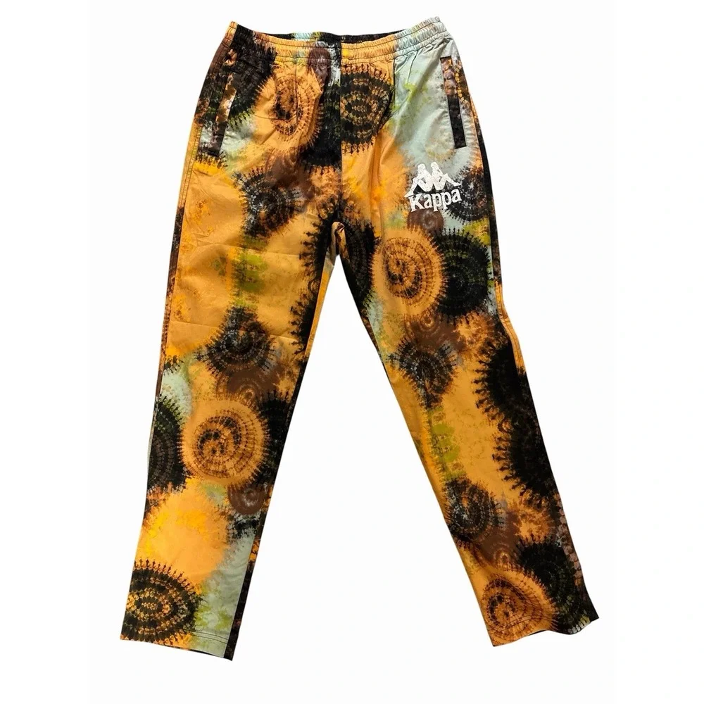 Kappa Authentic Layne Beige Camel Tie Dye Size Large New! (p1)